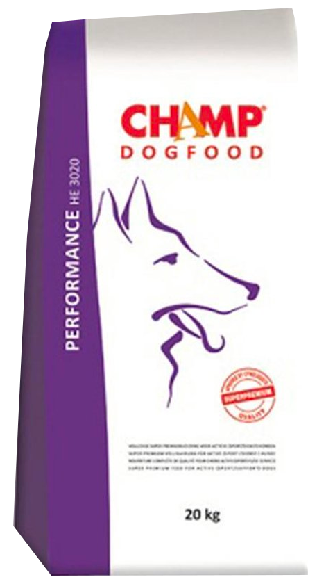 Корм для собак Champ Premium Performance Супер преміум харчування спортивні/службові собаки 20 кг