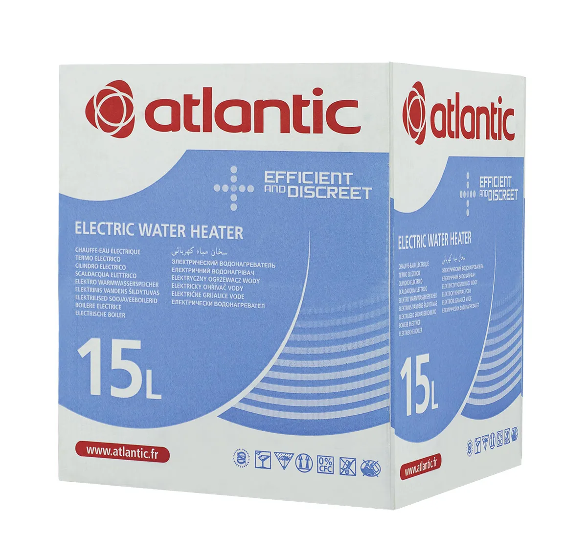 Бойлер над мийкою Atlantic Opro Compact 15 RB 1600W - фото 3