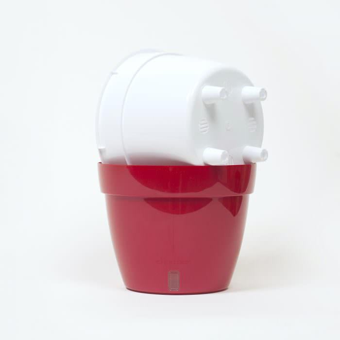 Горшок для цветов ASTI 6 л Красный/Белый - фото 5