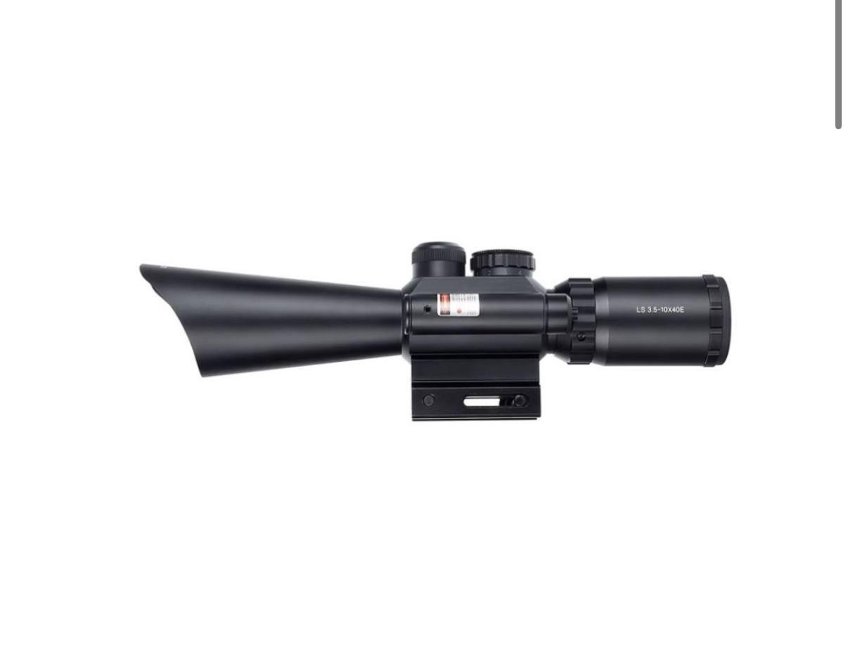 Прицел оптический М8 3.5–10x40E с подсветкой и лазерным целеуказателем - фото 2