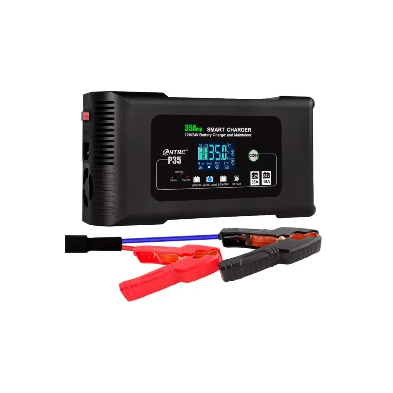 Зарядное устройство HTRC P35 ток 35A/20A/10A для 12 В и 24 В LiFePO4 оловянно-кислотных AGM и GEL (2747694829)