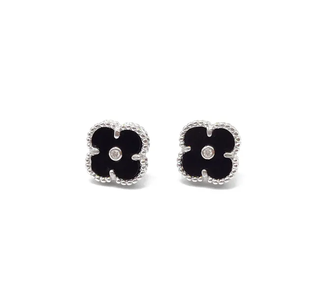 Серьги серебряные 925° Amulet Clover (34630410)