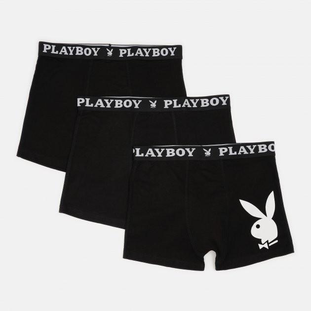 Труси-боксери PLAYBOY ANNYA BOXERSHORT XL Чорний (ANNYA-35 XL)