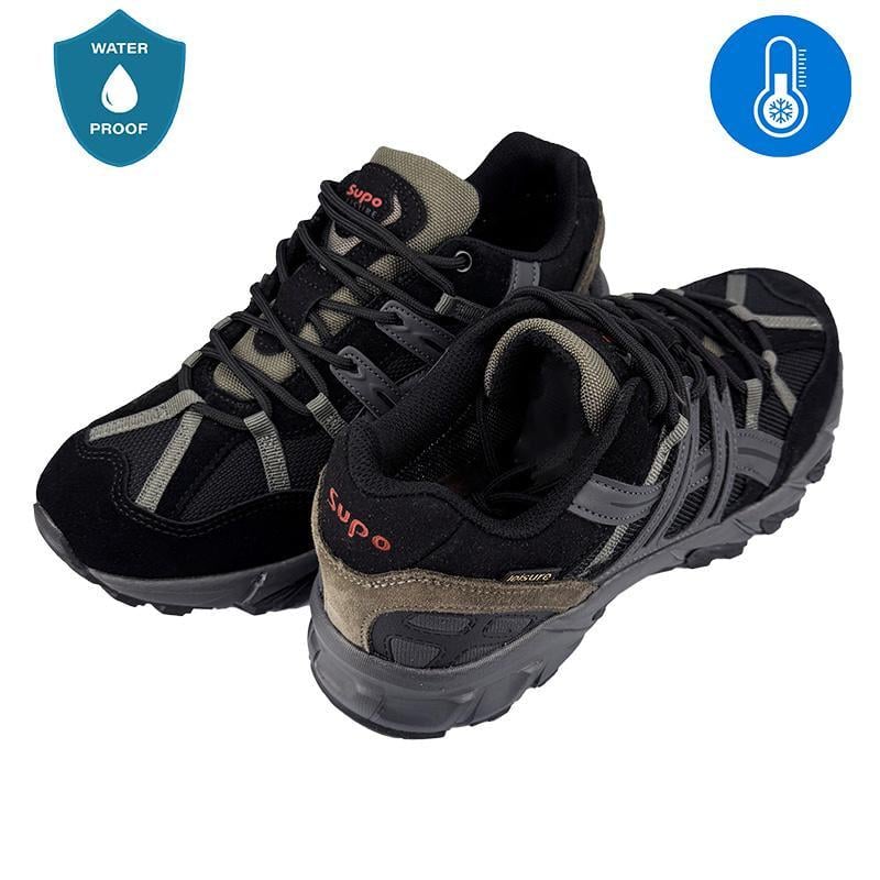 Кросівки чоловічі комбіновані термо з сірим 20887-3 p. 45 28-28,5 см Чорний - фото 3 Кросівки чоловічі комбіновані термо з сірим 20887-3 p. 45 28-28,5 см Чорний - фото 3