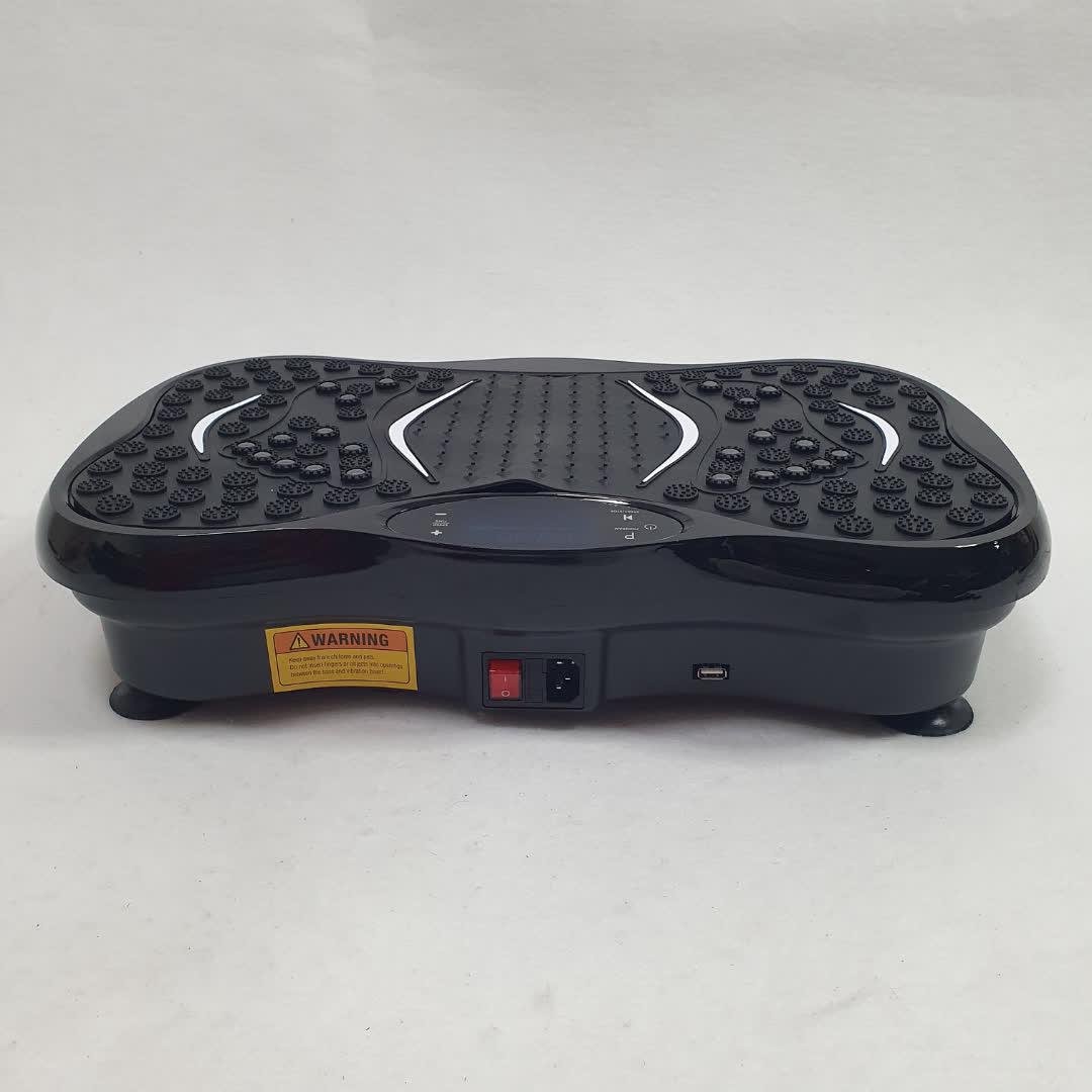 Виброплатформа тренировочная с пультом петлями и эспандерами для снижения веса (TSVP-1-Black) - фото 5