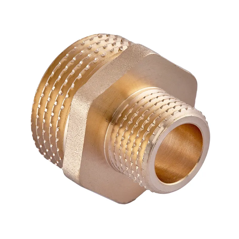 Ниппель редукционный KOER KF.N0810.WN 1x3/4" резьбовой наружная резьба латунный (OL-MX1515)