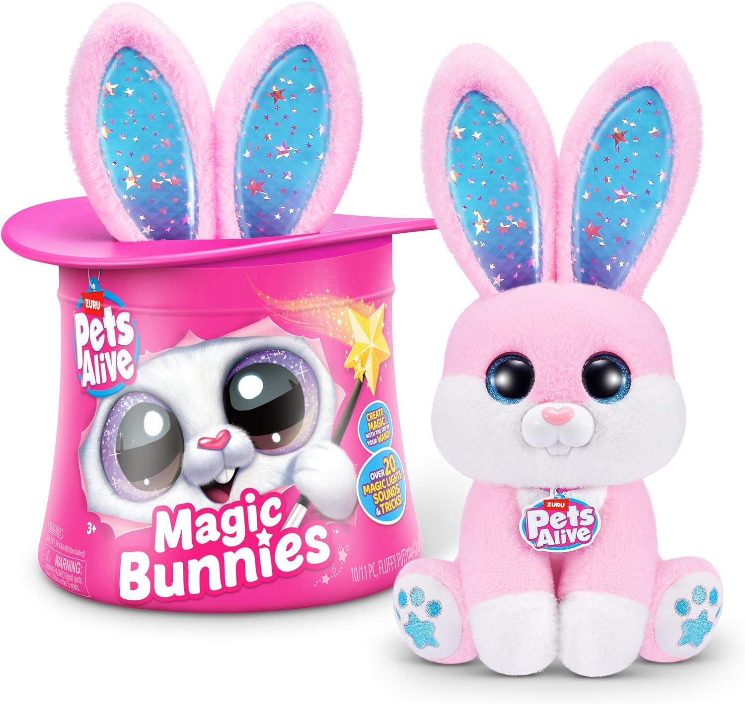 Интерактивная игрушка Pets Alive Magic Bunnies Candy Кролик волшебник (147452325)