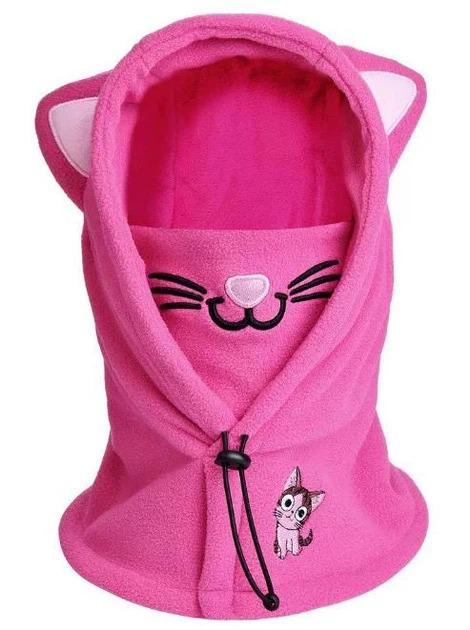 Балаклава-шапка детская зимняя Кошка с ушками на флисе 2-10 лет Розовый (37917042) Балаклава-шапка детская зимняя Кошка с ушками на флисе 2-10 лет Розовый (37917042)