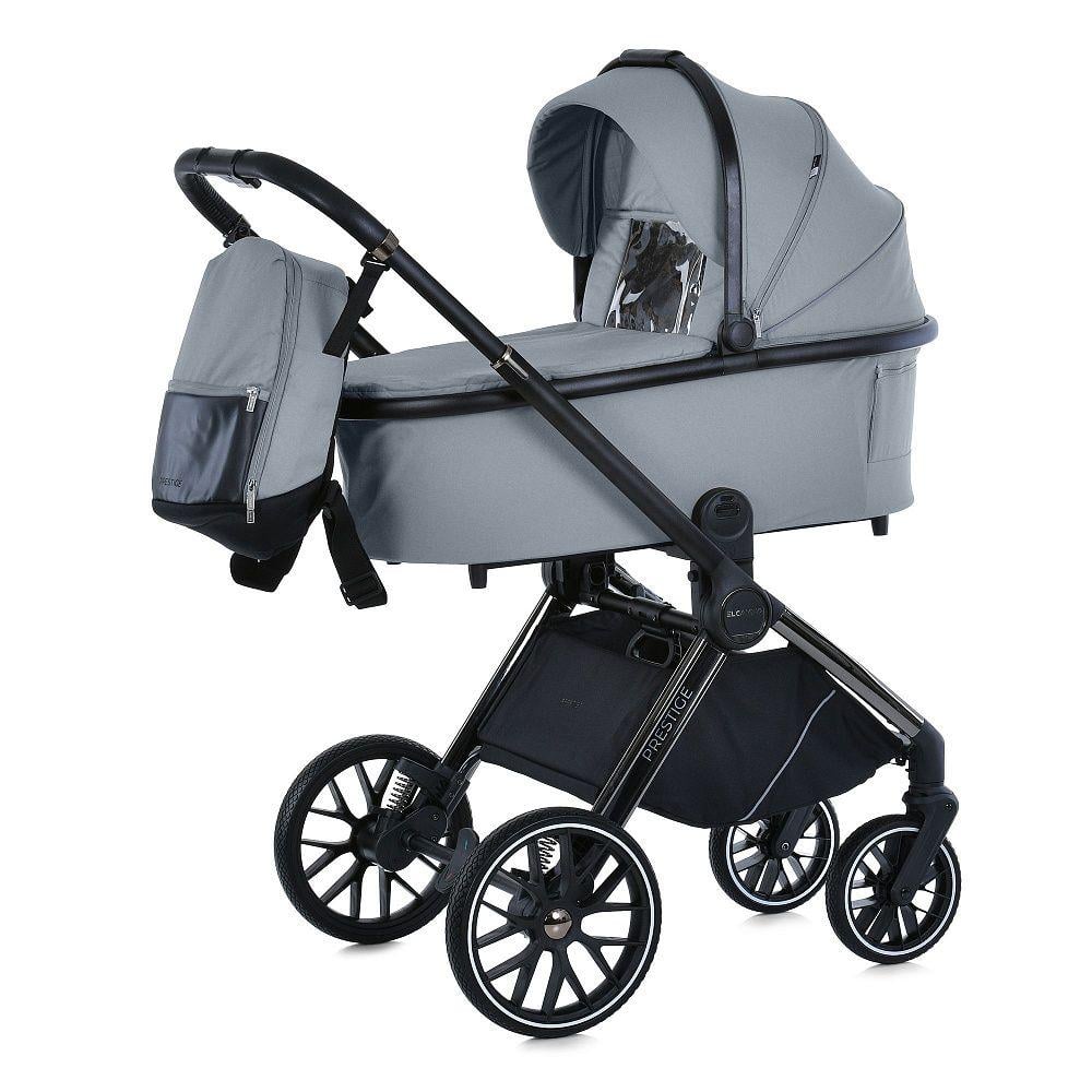 Коляска El Camino 2в1 ME 1124-2 PRESTIGE Frost Серый Коляска El Camino 2в1 ME 1124-2 PRESTIGE Frost Серый