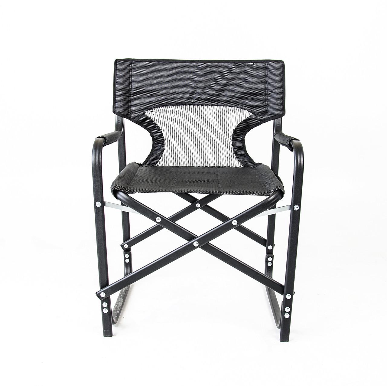 Стул складной туристический Vitan Режиссерский алюминиевая профильная труба Черный (1413792672)