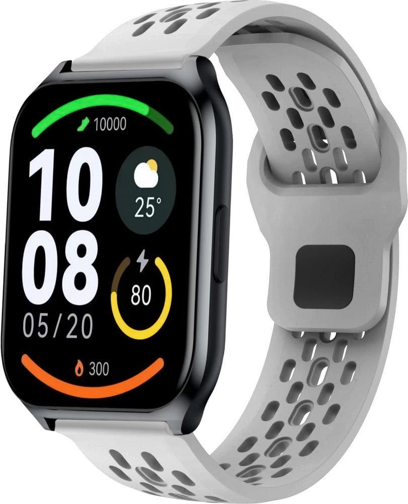 Ремінець силіконовий Liveunic для Haylou Watch 2 Pro LS02 Pro Light Grey (41954-4C) Ремінець силіконовий Liveunic для Haylou Watch 2 Pro LS02 Pro Light Grey (41954-4C)