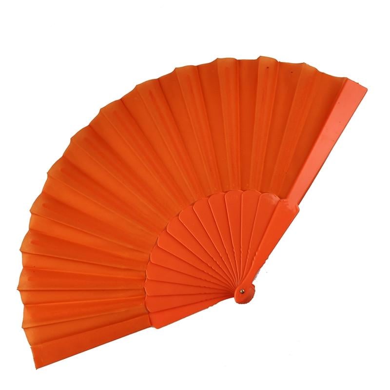 Веер для танцев и спорта 23х43 см Оранжевый (C3454)