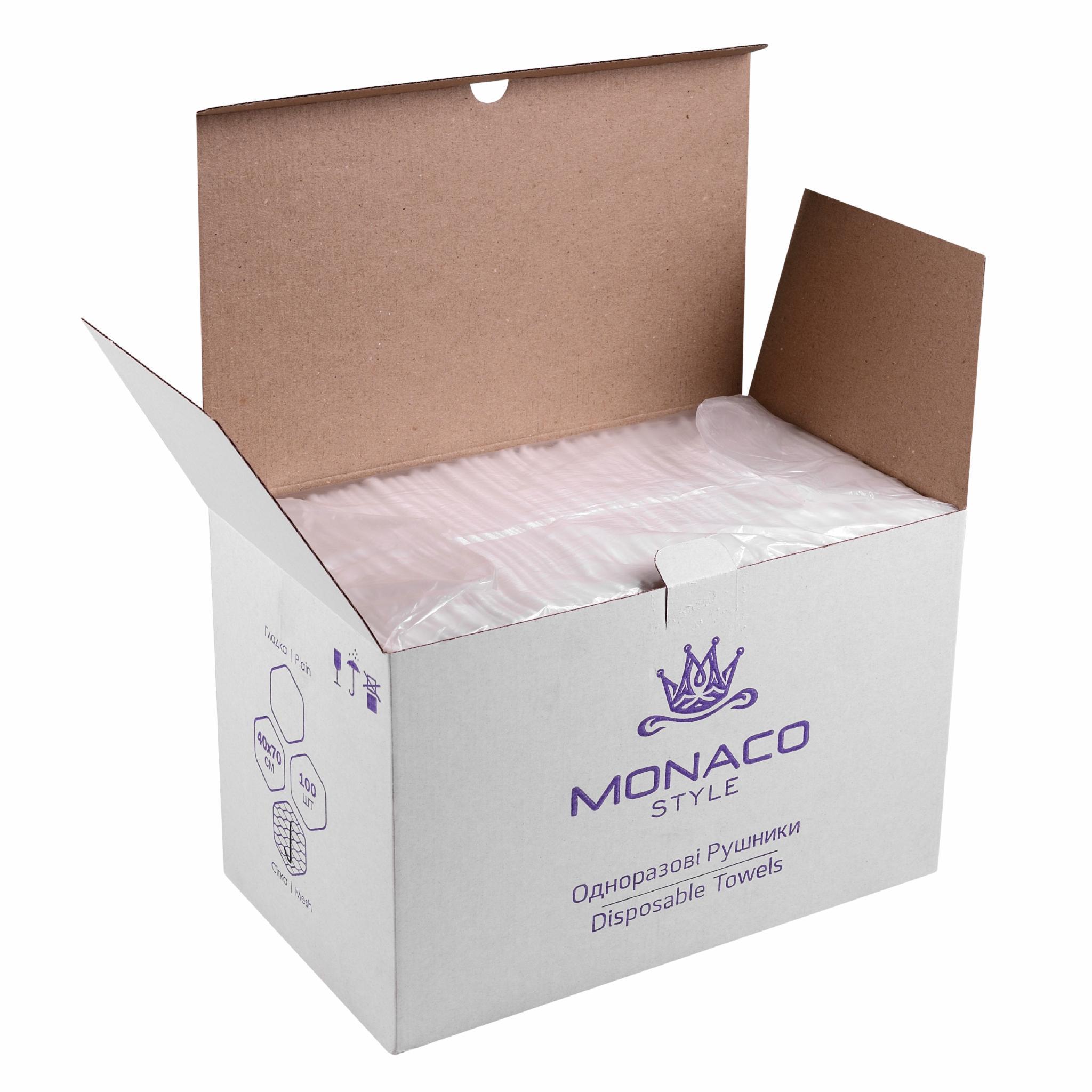 Полотенца одноразовые Monaco Style сетка 40х70 см 100 шт. - фото 3 Полотенца одноразовые Monaco Style сетка 40х70 см 100 шт. - фото 3