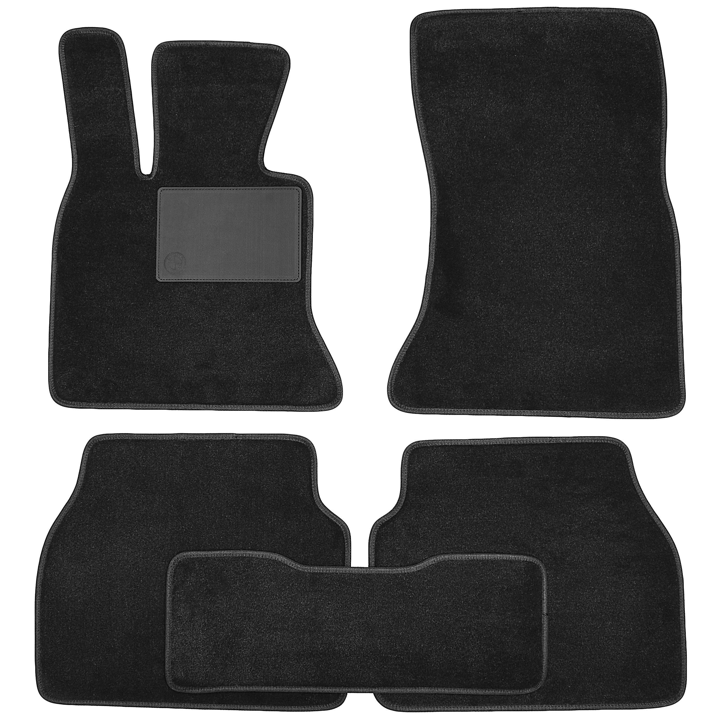 Коврики в салон для BMW 5 F07 GT '09-13 текстильные Черный