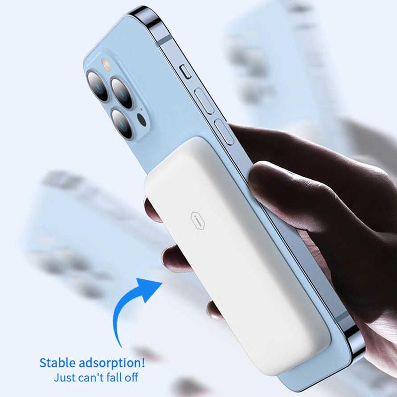 Повербанк WIWU MagSafe 5000 mAh White (00000068526_1) - фото 2 Повербанк WIWU MagSafe 5000 mAh White (00000068526_1) - фото 2