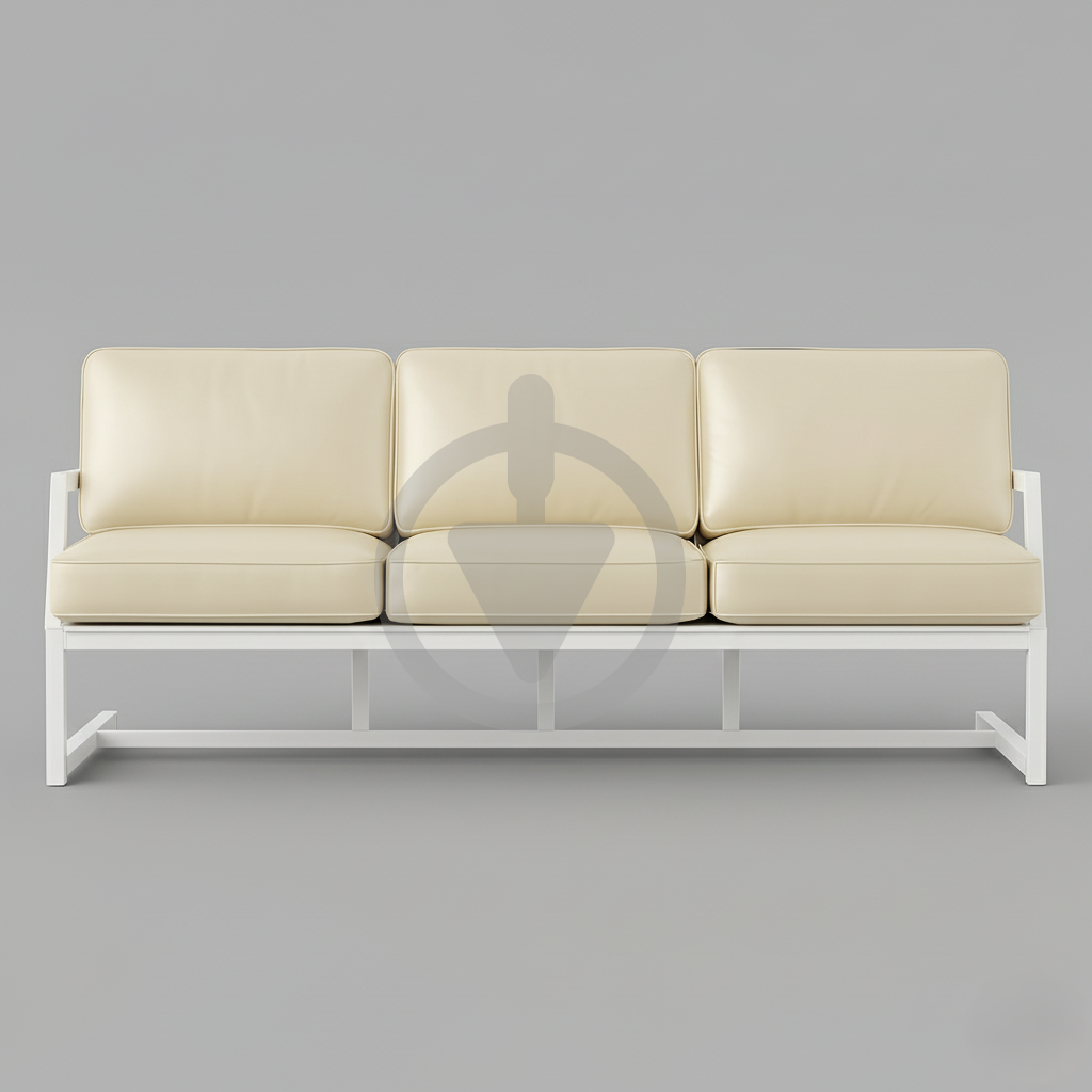 Диван металевий AVVS tech Атлас вуличний лофт екошкіра з підлокотниками 246 см Бежевий/Білий (30222842) - фото 2 Диван металевий AVVS tech Атлас вуличний лофт екошкіра з підлокотниками 246 см Бежевий/Білий (30222842) - фото 2