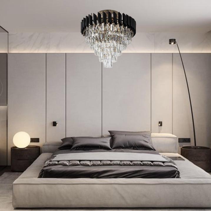 Люстра хрустальная Sirius B E1772/9+6 со светодиодной подсветкой (000032445)