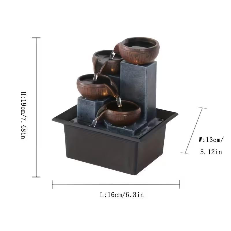 Водопад настольный трехуровневый с подсветкой (d002) - фото 6 Водопад настольный трехуровневый с подсветкой (d002) - фото 6