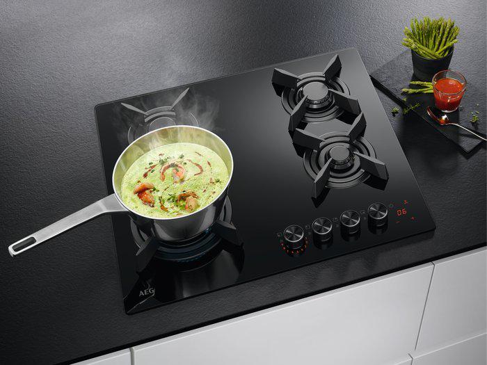 Варильна поверхня газова AEG HKB64453NB (545400) - фото 3 Варильна поверхня газова AEG HKB64453NB (545400) - фото 3