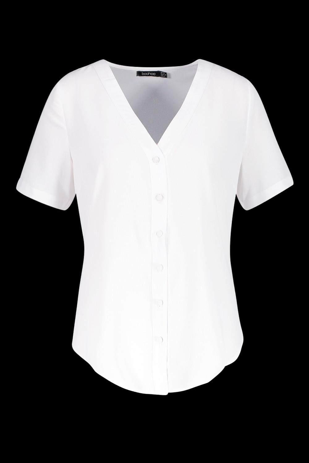 Блуза Boohoo M Белый (10405) - фото 4 Блуза Boohoo M Белый (10405) - фото 4