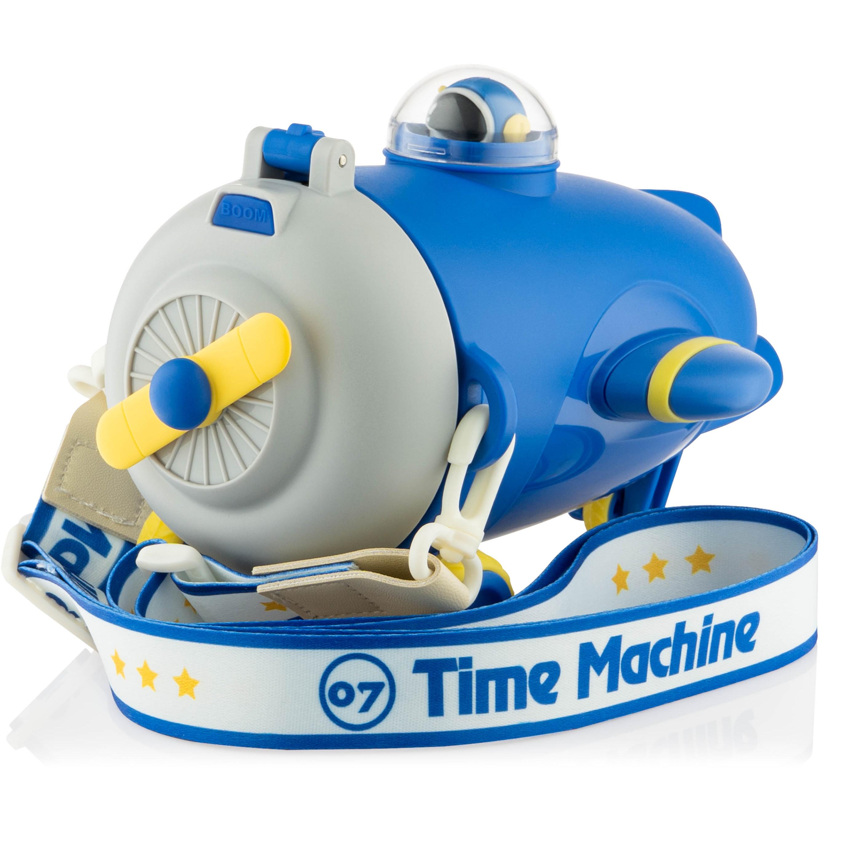 Бутылка для воды детская Ardesto Plane со шнурочком и наклейками 550 мл Синий Бутылка для воды детская Ardesto Plane со шнурочком и наклейками 550 мл Синий