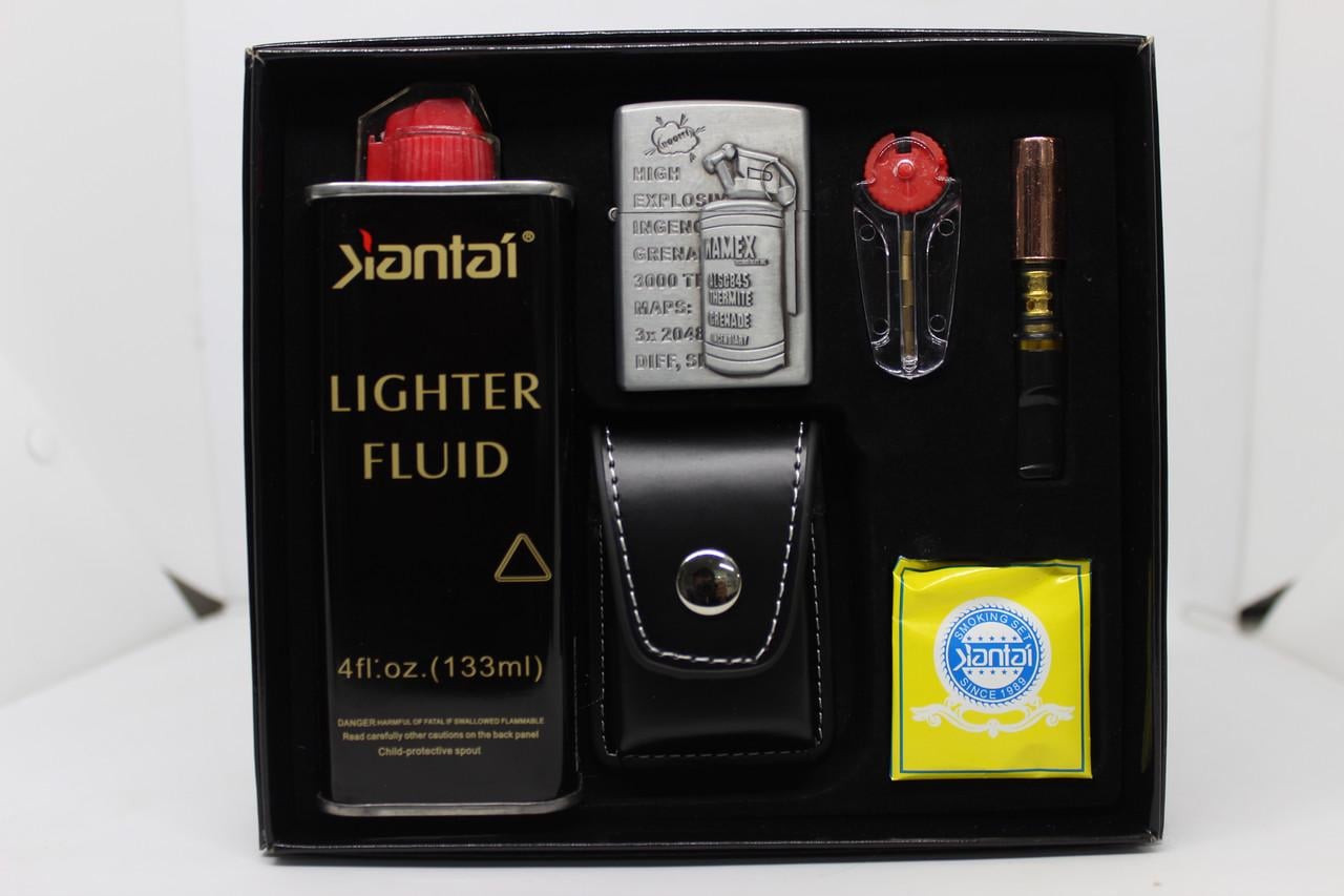 Подарочный набор ZIPPO с бензиновой зажигалкой Граната 014 (2729770103) Подарочный набор ZIPPO с бензиновой зажигалкой Граната 014 (2729770103)