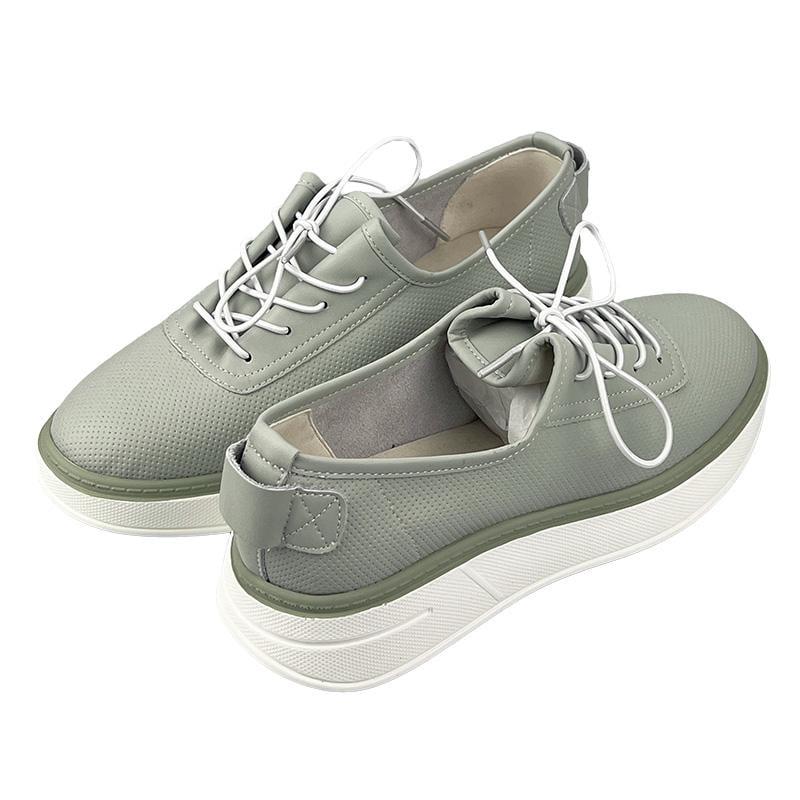 Мокасины женские кожаные 7007 p. 39 25 см Мятный - фото 3