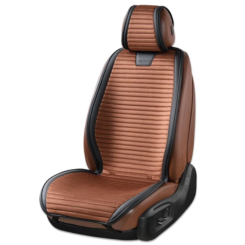 Премиум накидки для передних сидений Winso Pro СARRERA, coffee-black 2шт.