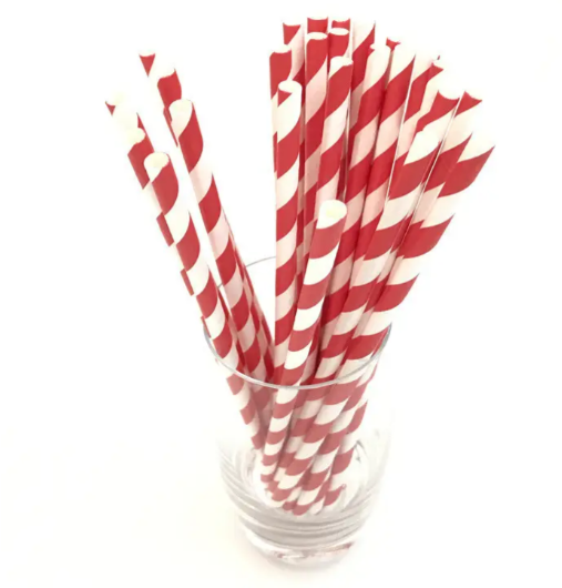 Трубочки коктейльні у смужку 25 шт. 20 см Червоно-білий (2108/6) - фото 6 Трубочки коктейльні у смужку 25 шт. 20 см Червоно-білий (2108/6) - фото 6