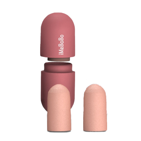 Беруші iMeBoBo поліуретанові вушні затички з футляром Рожевий (04-2)