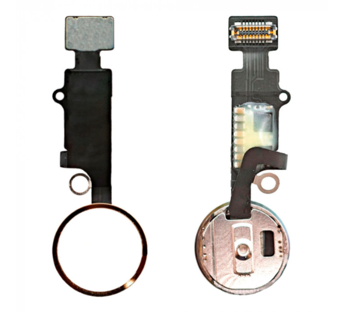 Шлейф кнопки Home iPhone 8 JC Gold (P349)