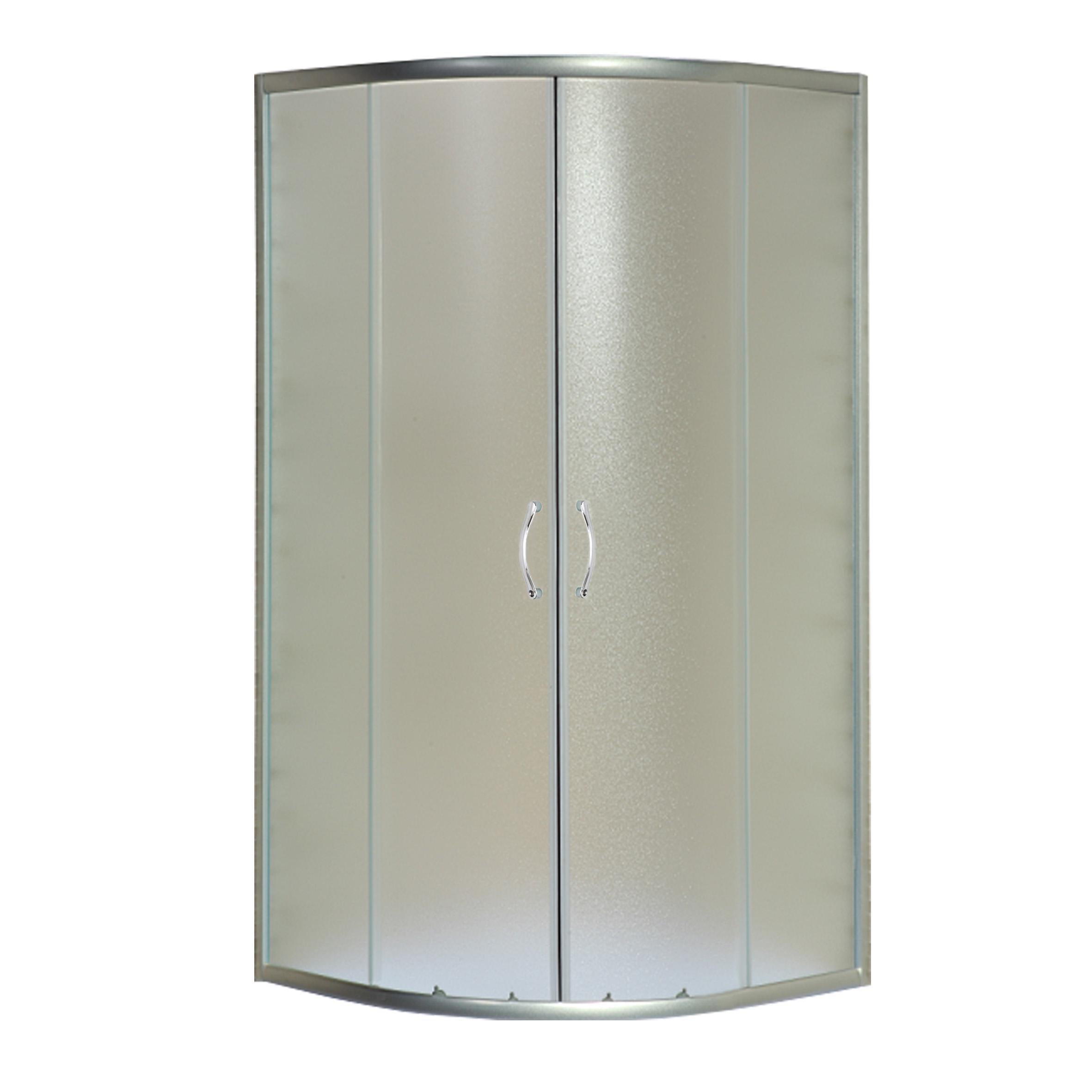 Душевая кабина Bravo Wisla 90N полукруглая без поддона матовая (25087499)