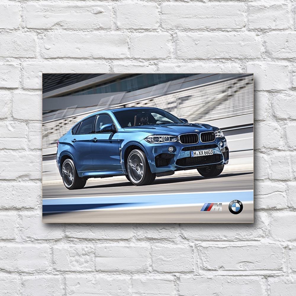 Постер деревянный BMW X6 G06 210х297 мм (18169672)