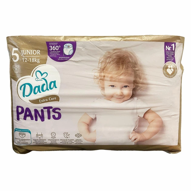 Подгузники-трусики детские Dada Extra Care 5 Junior 12-18 кг 42 шт. (96890772)