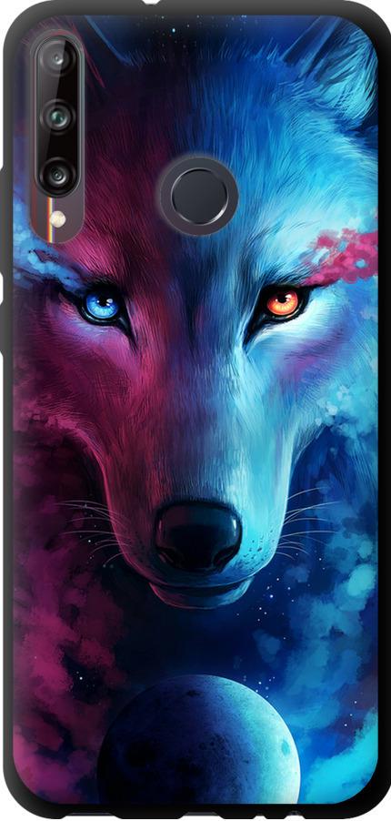 Чехол на Huawei P40 Lite E Арт-волк (3999b-1875-42517)