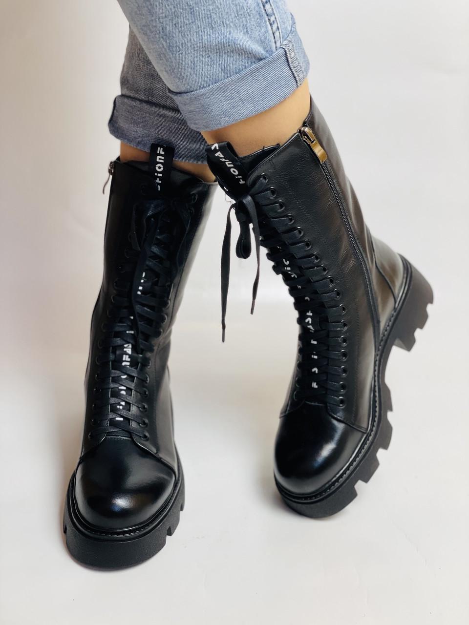 Ботинки женские зимние Farinni р. 40 25,5 см Черный (2682) - фото 2 Ботинки женские зимние Farinni р. 40 25,5 см Черный (2682) - фото 2