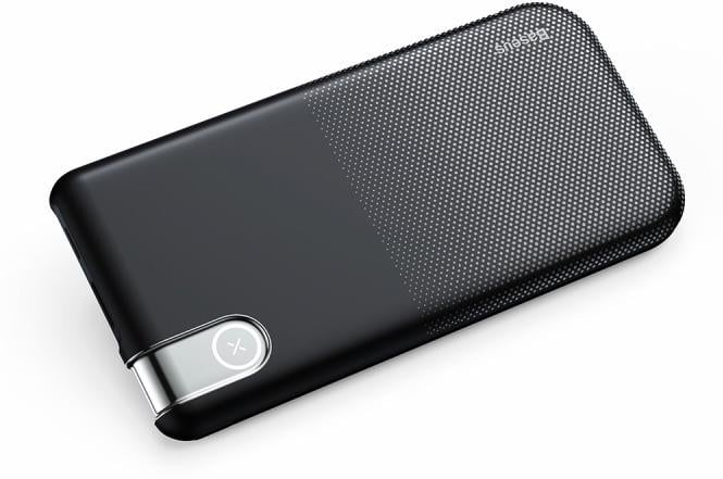 Портативний зарядний пристрій Baseus Thin Version Wireless Charge 10000 mAh Black