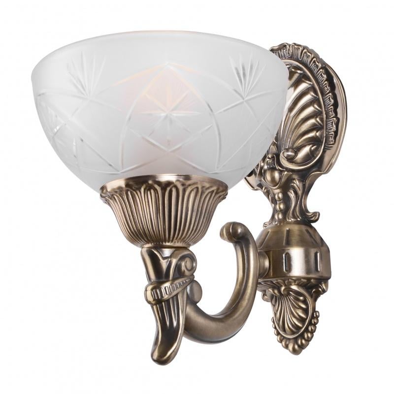 Бра направленного света настенное накладное барокко Brille BKL-141W/1 AB