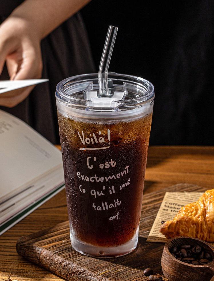 Склянка з кишкою та трубочкою 14955 450 мл (5002294)