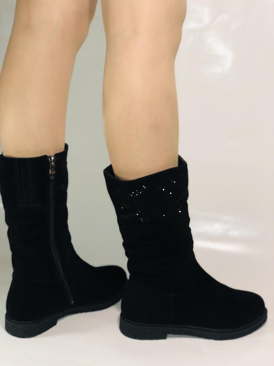 Полусапоги женские зимние Bescone р. 36 23,5 см Черный (2446) - фото 5 Полусапоги женские зимние Bescone р. 36 23,5 см Черный (2446) - фото 5