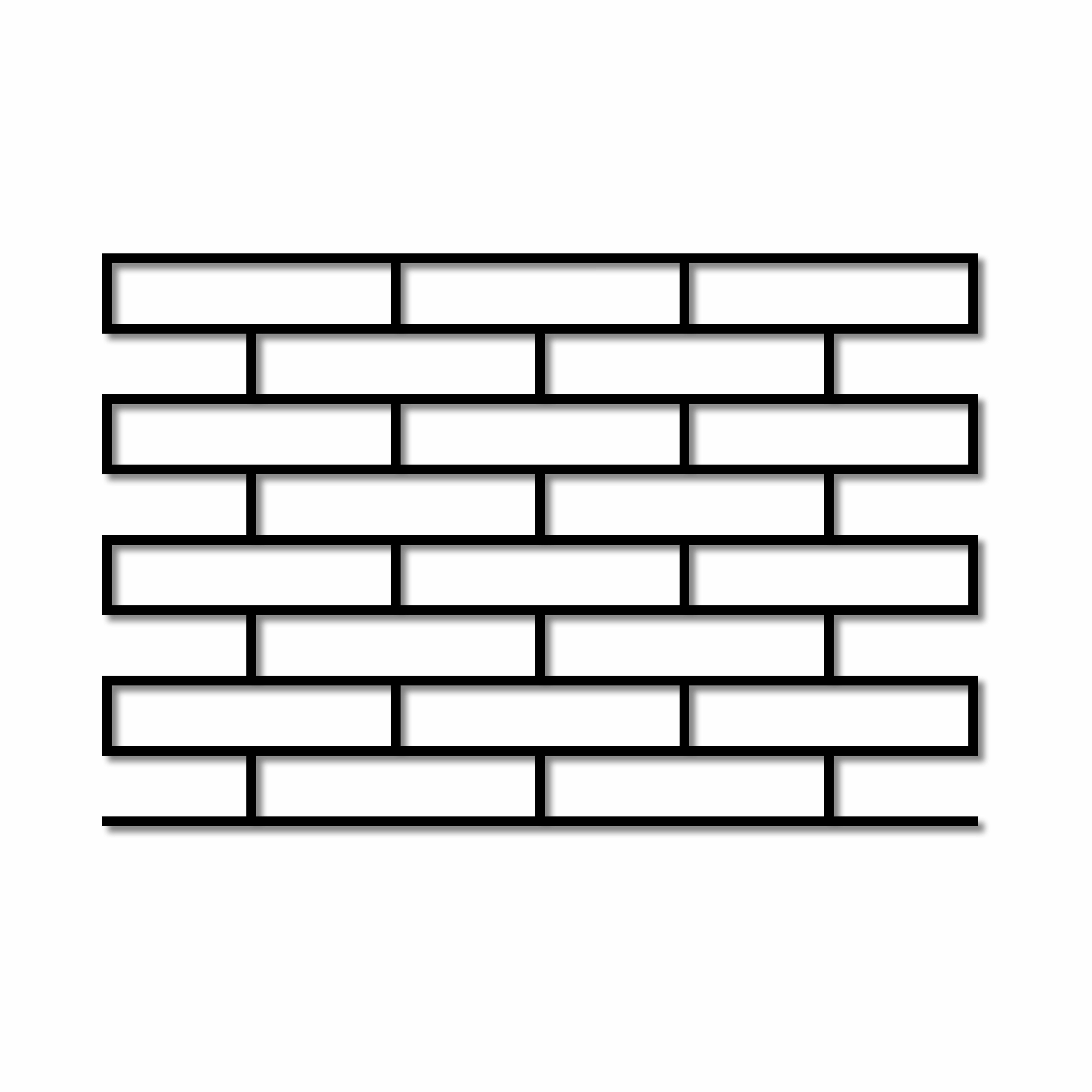 Трафарет для штукатурки Кирпич многоразовый 5 мм (050100)