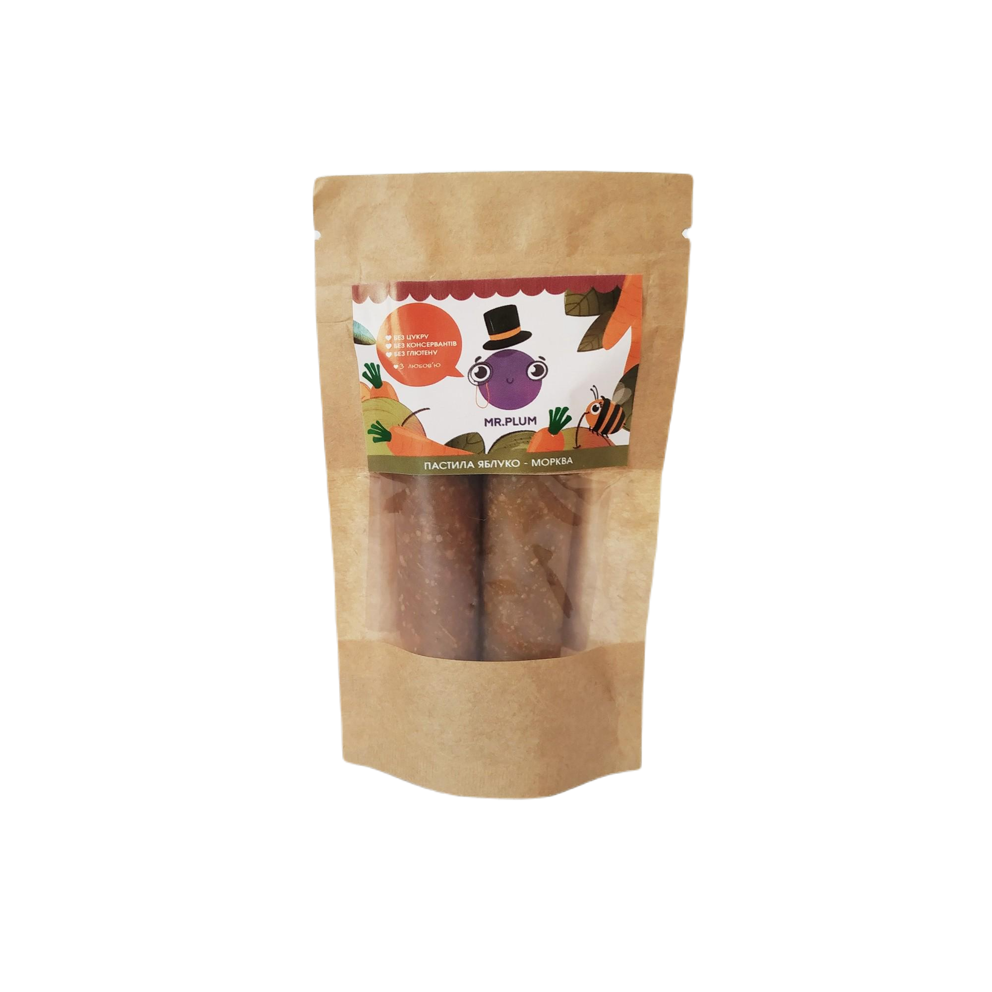 Пастила натуральная Mr.Plum Яблоко-Морковь 30 г