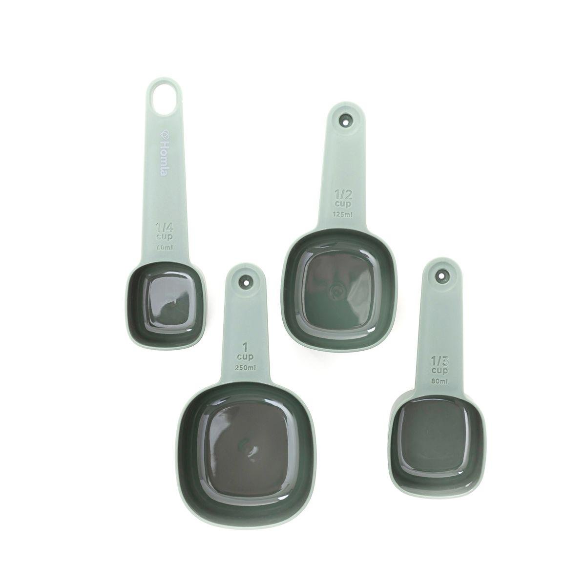 Набір мірних ложок Homla BLISSFORD 4 шт. Зелений (212655)