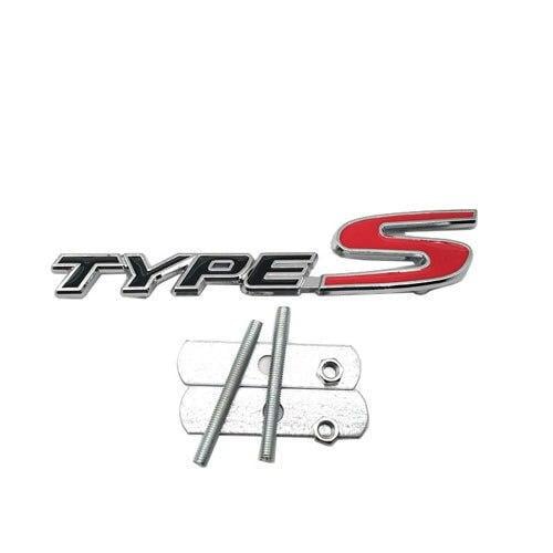 Эмблема Type S на решетку радиатора Хром/Черный Honda (1556199153)