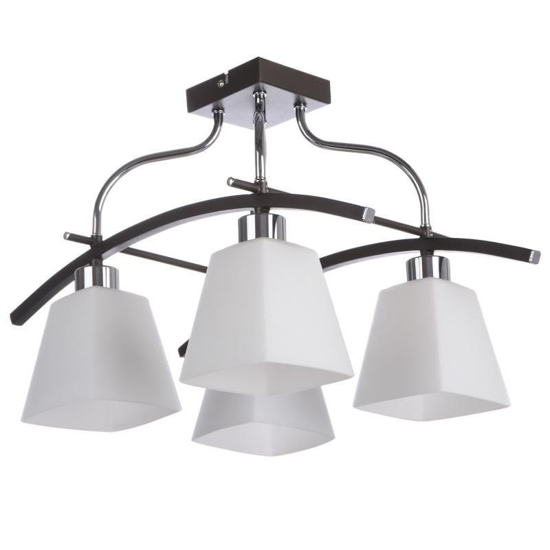 Люстра стельова Brille LK-536C/4 E14 на 4 плафона