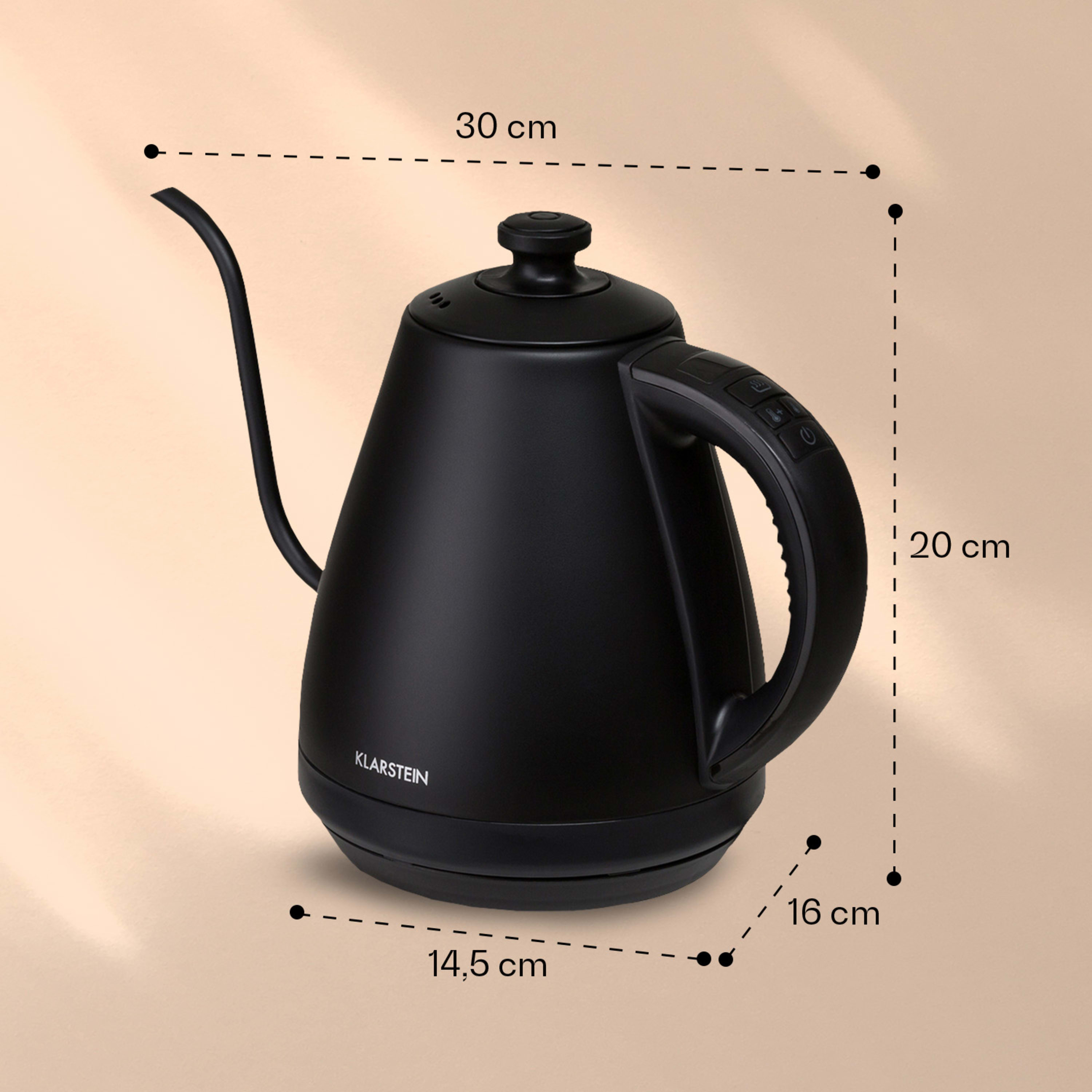 Чайник електричний Klarstein Garcon 1 л (10040347) - фото 7