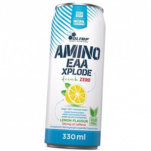 Амінокислоти з кофеїном Amino EAA Xplode Drink Zero Лимон 330 мл (27283023)