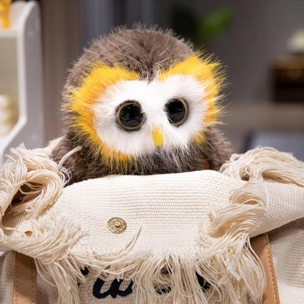 М'яка іграшка Сова 20 см Коричневий (26995064) - фото 2 М'яка іграшка Сова 20 см Коричневий (26995064) - фото 2