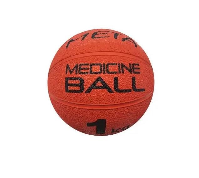 Медбол Meta Colour Medicine Ball 1 кг 19,5 см Помаранчевий (3000100100)