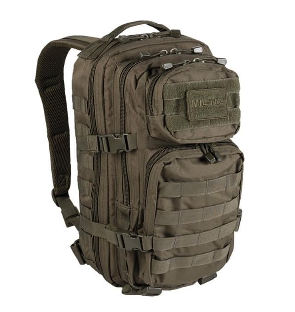 Рюкзак штурмовой малый 20 л Mil-tec Олива (14002001)